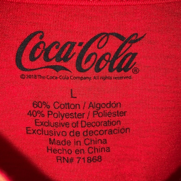 COCA COLA | Vintage-Inspired Red Graphic T-Shirt - Picture 5 of 5